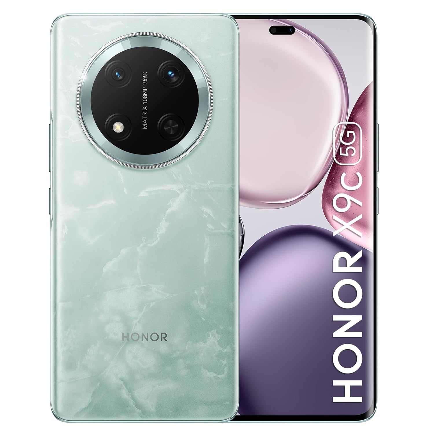 HONOR X9c 5G Dual SIM (8GB RAM, 256GB Storage) | Ultra Durable | 108MP AI OIS Camera | 6600mAh Battery | 3840Hz Risk-Free Dimming Display | with Charger (Jade Cyan)